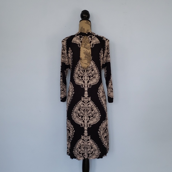 Free People Black Floral Print Dress - Picture 5 of 7